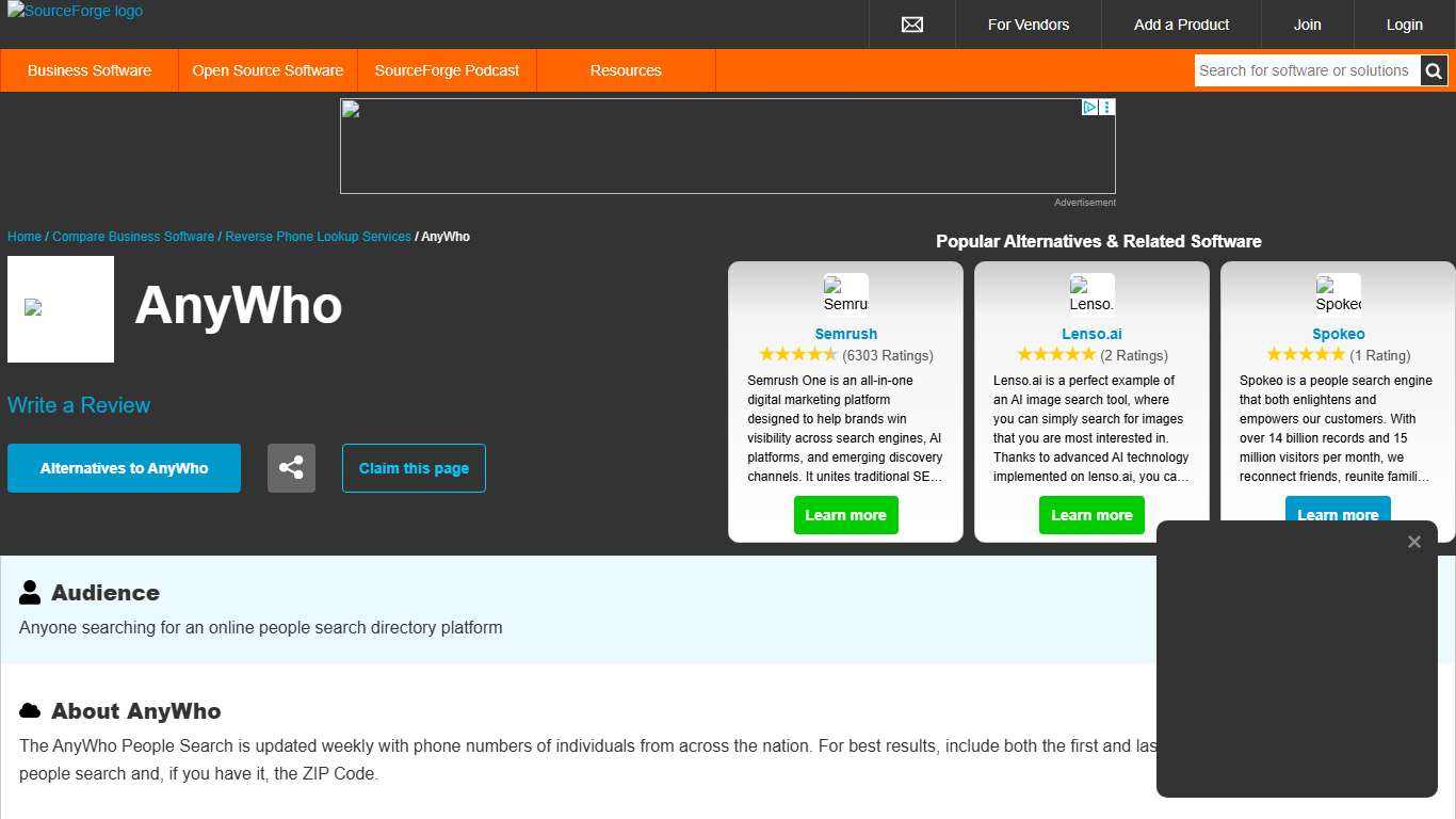 AnyWho Reviews in 2026